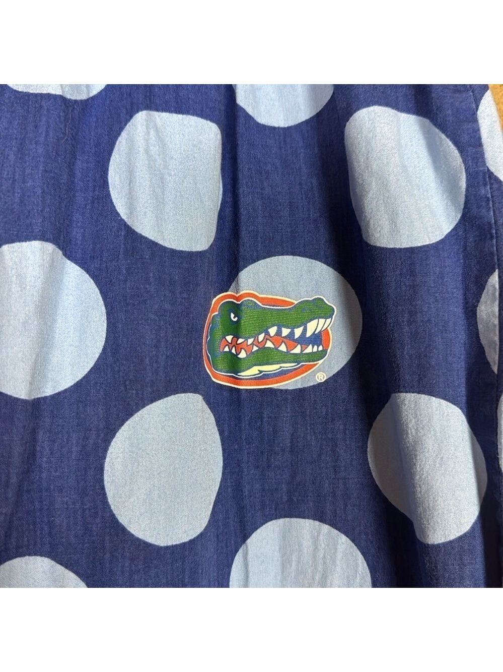Florida Gators lounge pants / pajama pants with polka dots Size Medium - Picture 7 of 11